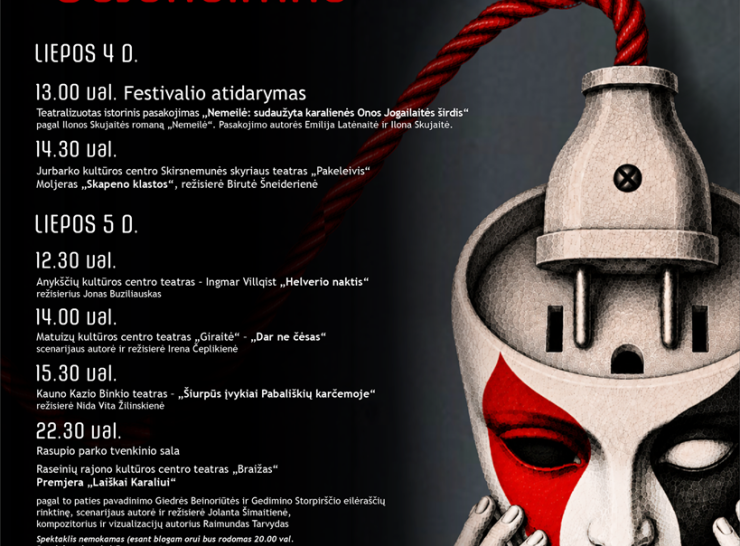 Raseiniuose karaliaus teatras – festivalis „Trumpas teatro sujungimas“ kviečia į šešis išskirtinius pasirodymus