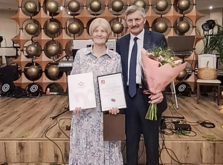 Jubiliejaus proga pasveikinta Raseinių garbės pilietė Ona Babonienė