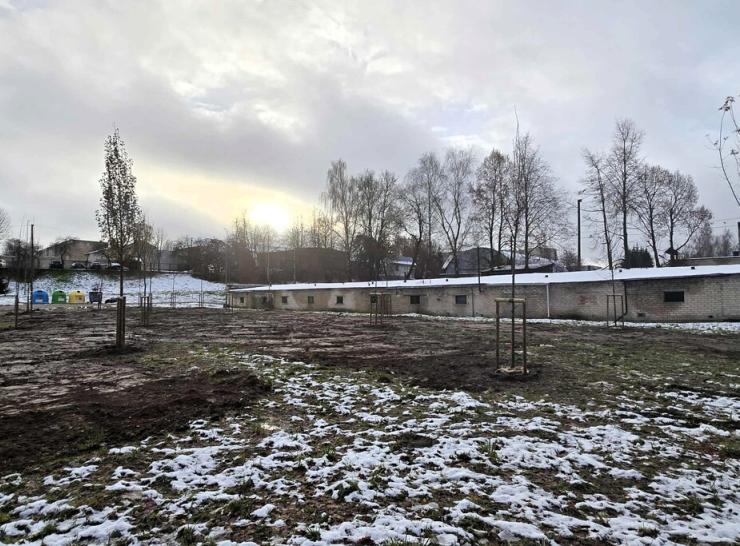 Raseiniuose – naujas žaliasis plotas prie Stonų ir Garažų gatvių