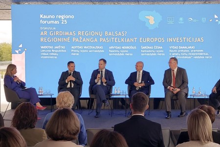 Kauno regiono forume – dėmesys investicijų efektyvumui ir tvariai darbo rinkai