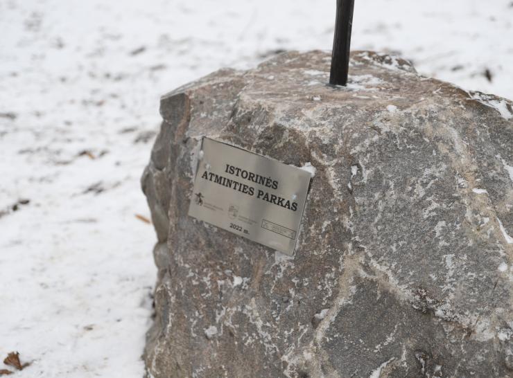 Ariogaloje atidarytas Istorinės atminties parkas – jame įamžintos krašto asmenybės