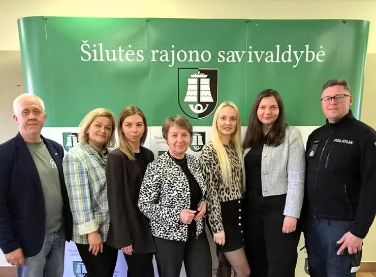 Raseinių atstovai Šilutėje stiprino žinias apie pagalbos tinklus jaunimui