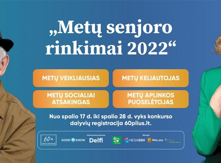 Senjorai kviečiami dalyvauti konkurse „Metų senjoras 2022“