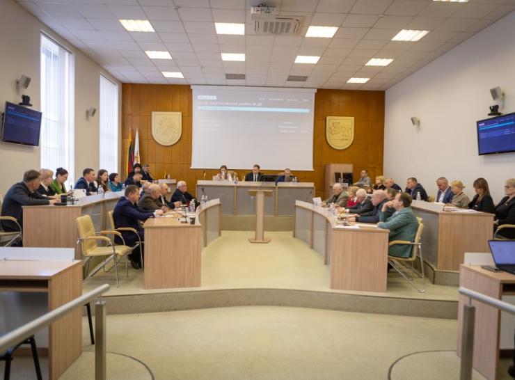 Tarybos posėdyje priimti sprendimai dėl rajono infrastruktūros, aplinkosaugos, visuomenės sveikatos, sporto iniciatyvų ir rinkliavos įkainių 