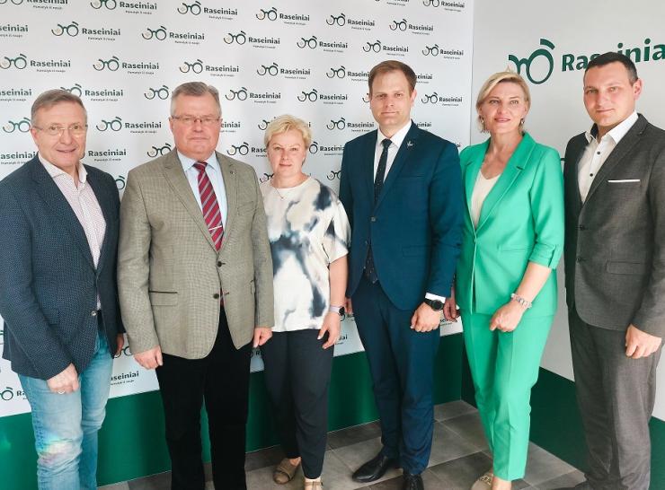 Užimtumo tarnybos atstovai mero komandai pristatė situaciją Raseinių rajone 