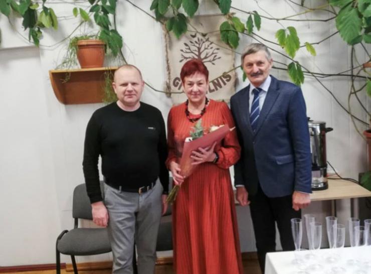Į užtarnautą poilsį išleista Girkalnio seniūnijos seniūnė