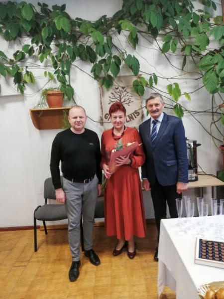Į užtarnautą poilsį išleista Girkalnio seniūnijos seniūnė