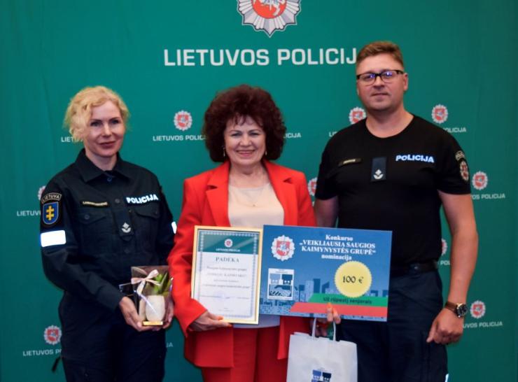 Berteškių bendruomenės saugios kaimynystės grupė – antra vieta šalies konkurse
