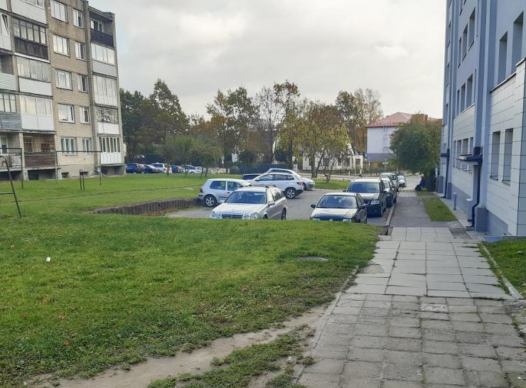  Pasirašyta daugiabučio namo kiemo atnaujinimo rangos darbų sutartis