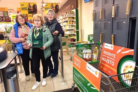 Pavasarinė „Maisto banko“ akcija Raseiniuose
