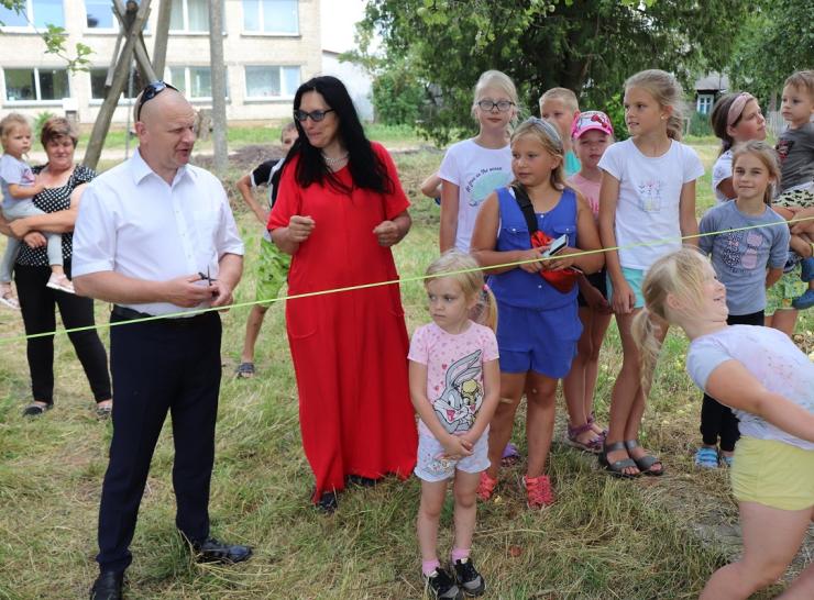 Įgyvendintas projektas „Sporto, žaidimų erdvės įrengimas“ 