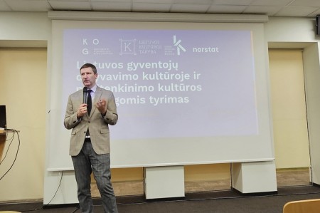 Savivaldybės atstovas dalyvavo gyventojų pasitenkinimo kultūros paslaugomis pristatyme