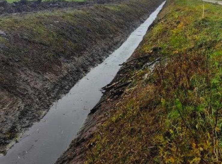 Įgyvendinus projektą rekonstruota dalis Gruzdiškės kadastrinės vietovės melioracijos statinių