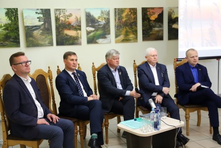 Raseiniuose lankėsi žemės ūkio ministras Kęstutis Navickas