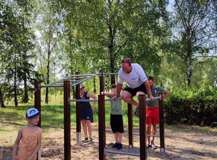 Gervinės kaimo bendruomenės projektas  „Sportinės ir sveikatinimo erdvės įrengimas kaime“ įgyvendintas