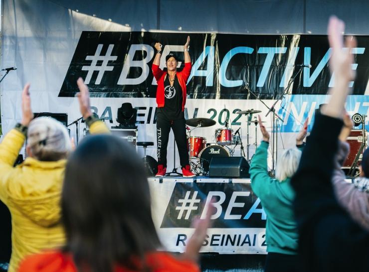 Raseiniuose šurmuliavo „BE ACTIVE NIGHT RASEINIAI 2021“