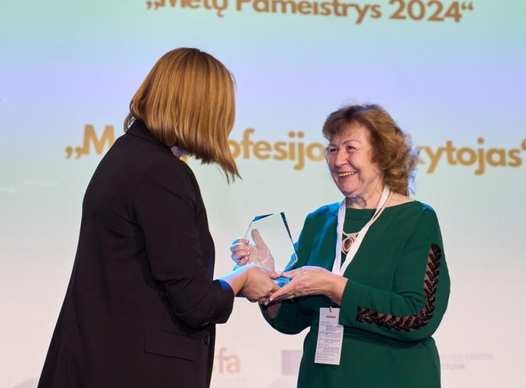 Raseinių technologijos ir verslo mokyklos mokytoja įvertinta „Metų Pameistrys 2024“ konkurse