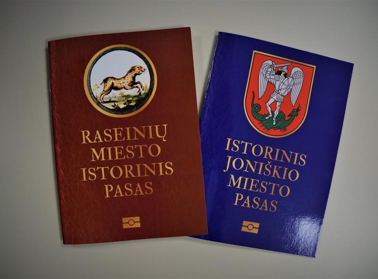 Pristatyti Raseinių ir Joniškio miestų istoriniai pasai