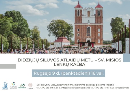 Didžiųjų Šiluvos atlaidų metu – Šv. Mišios lenkų kalba