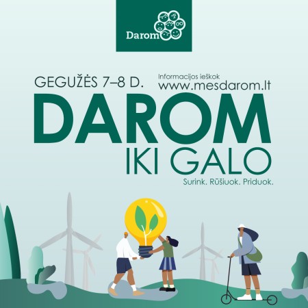 Akcija „Darom“ grįžta su nauja komanda, išmaniąja programėle bei nauju akcijos formatu