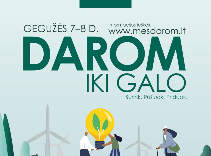 Akcija „Darom“ grįžta su nauja komanda, išmaniąja programėle bei nauju akcijos formatu