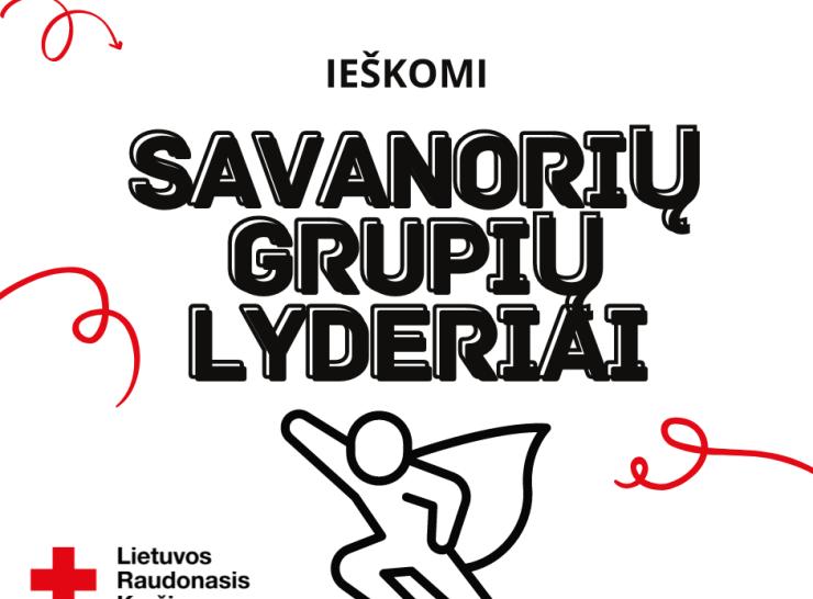 Lietuvos Raudonasis Kryžius ieško savanorių grupių lyderių