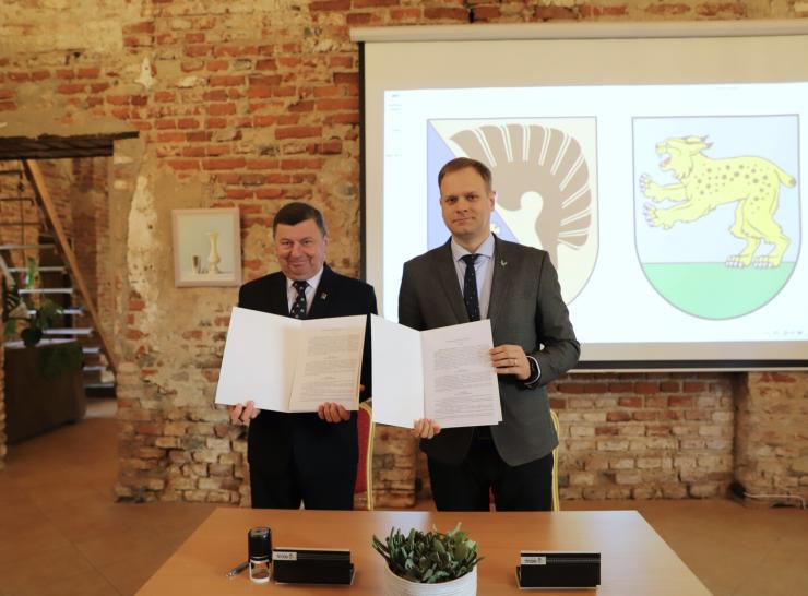 Pasirašyta bendradarbiavimo sutartis su Kėdainiais