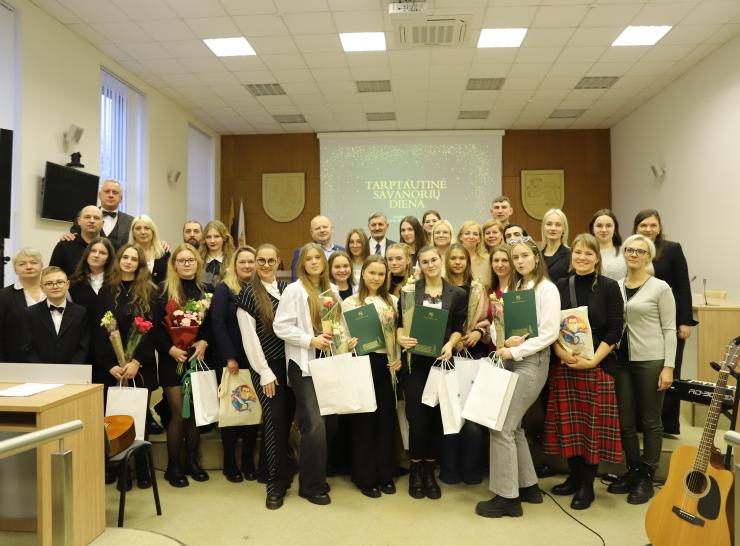 Tarptautinės savanorių dienos proga pagerbti aktyviausi rajono savanoriai