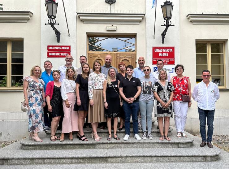 Raseinių delegacija vizito metu stiprino draugystę su Mlava (Lenkija)