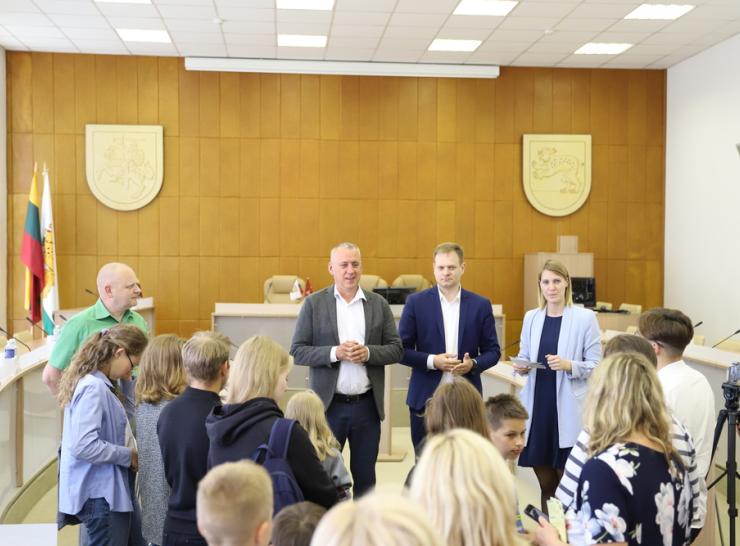Atvirų durų dienoje gyventojai trumpam tapo Tarybos nariais