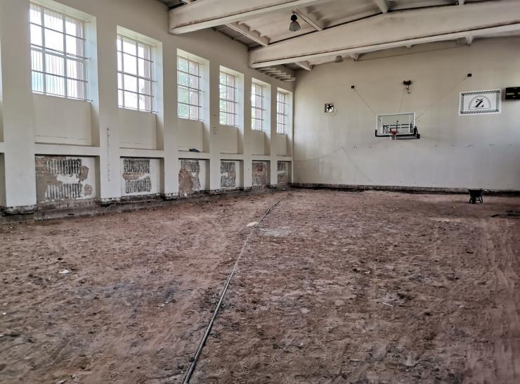 Užbaigtas projektas „Prezidento Jono Žemaičio gimnazijos sporto salės atnaujinimas“