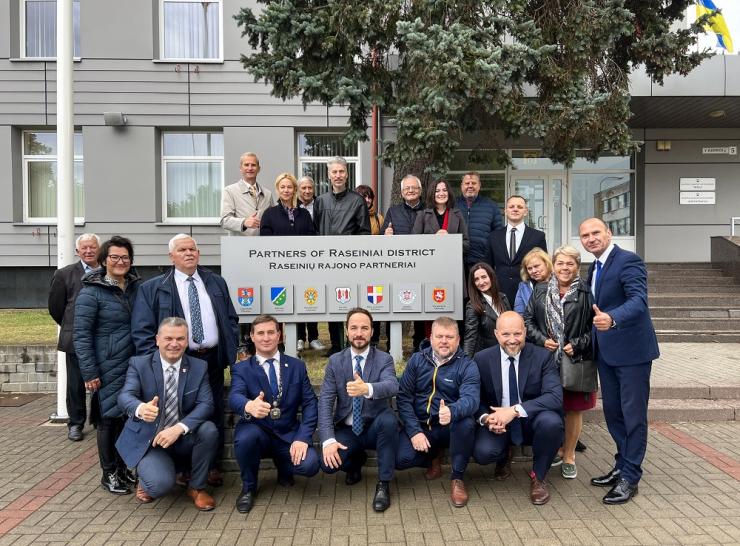 Raseinių rajone lankėsi užsienio partnerių delegacijos