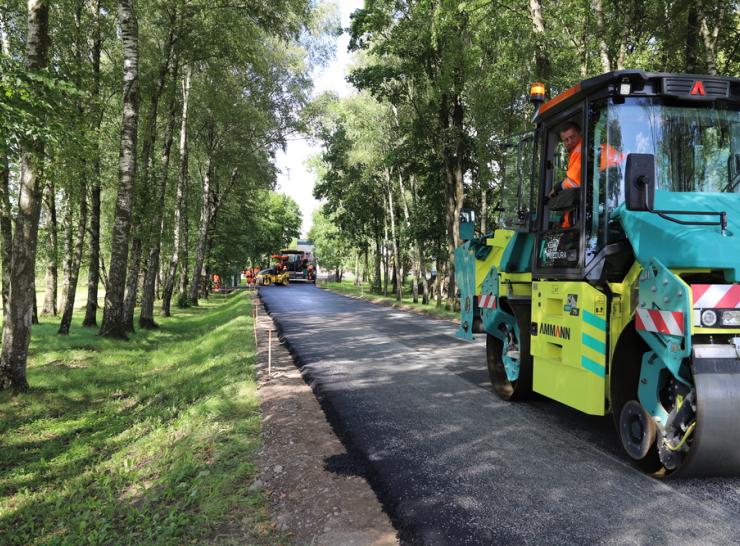 Kapitaliai remontuojama dar viena rajono gatvė – Paraseinio g., Paraseinio k.