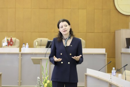 Socialinės apsaugos ir darbo ministrė lankėsi Raseiniuose