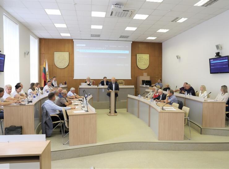 Liepos 27 d. vyko neplanuotas Tarybos posėdis