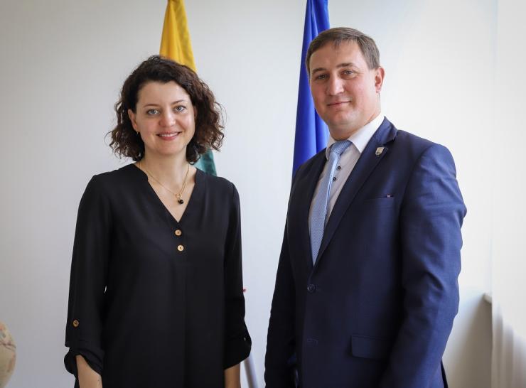 Meras Andrius Bautronis su ministre Monika Navickiene aptarė socialinės srities aktualijas