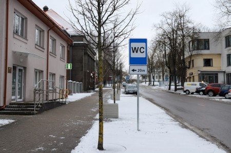 Raseinių mieste atidarytas viešasis tualetas