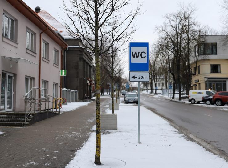 Raseinių mieste atidarytas viešasis tualetas