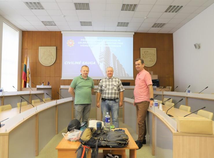 Savivaldybėje vyko civilinės saugos mokymai