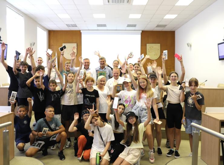 Savivaldybėje lankėsi Ukrainos vaikų vasaros stovyklos dalyviai