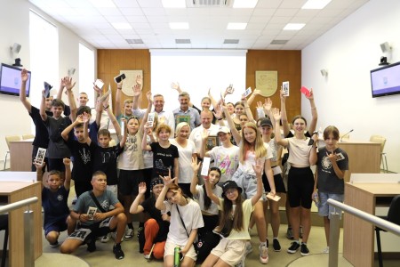 Savivaldybėje lankėsi Ukrainos vaikų vasaros stovyklos dalyviai