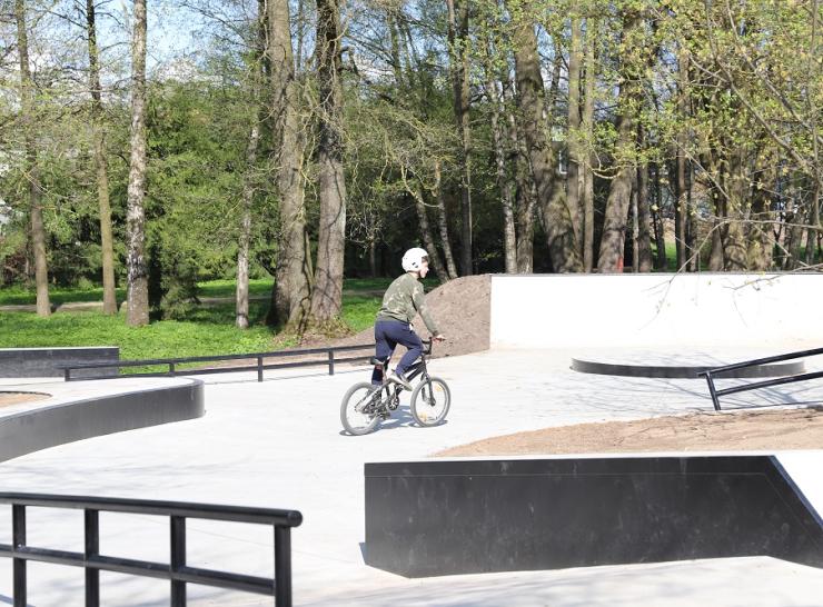 Atverta nauja aktyvaus laisvalaikio erdvė Rasupio parke
