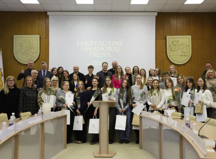 Iškilmingoje ceremonijoje pagerbti Raseinių krašto savanoriai