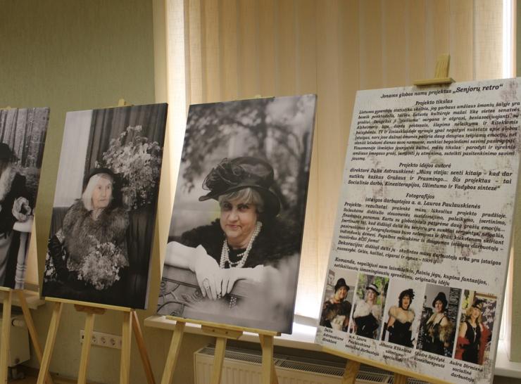Parodos atidarymas „Senjorų retro“