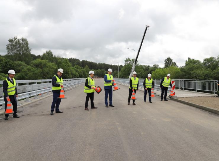 Ariogaloje atidarytas naujasis tiltas per Dubysą