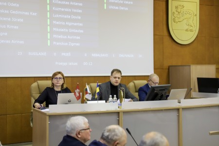 Sausio 26 d. Savivaldybės tarybos posėdyje – sprendimai dėl meno kūrėjų skatinimo, bendradarbiavimo su Vilniaus rajonu ir pagalbos asmenims su intelekto negalia