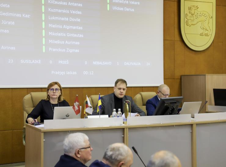 Sausio 26 d. Savivaldybės tarybos posėdyje – sprendimai dėl meno kūrėjų skatinimo, bendradarbiavimo su Vilniaus rajonu ir pagalbos asmenims su intelekto negalia