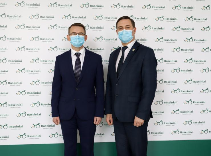 Raseiniuose lankėsi Sveikatos apsaugos ministras Arūnas Dulkys