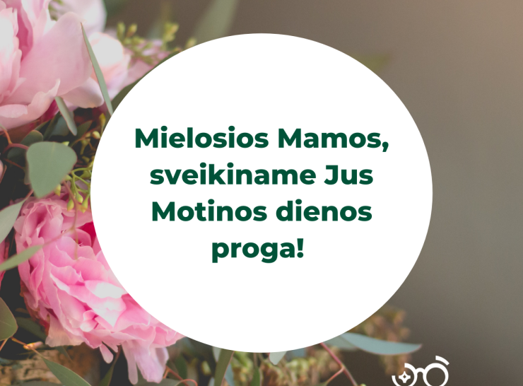 Sveikinimas Motinos dienos proga 