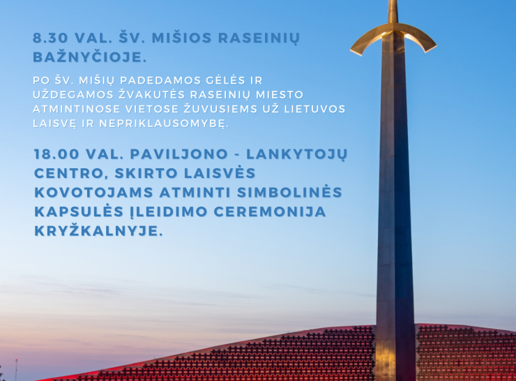Europos dienos stalinizmo ir nacizmo aukoms atminti ir Baltijos kelio dienos minėjimas